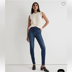 Madewell Tall 10” High‎ Rise Skinny Jeans. Size 24S